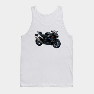 Black GSX R1000 Bike Illustration Tank Top